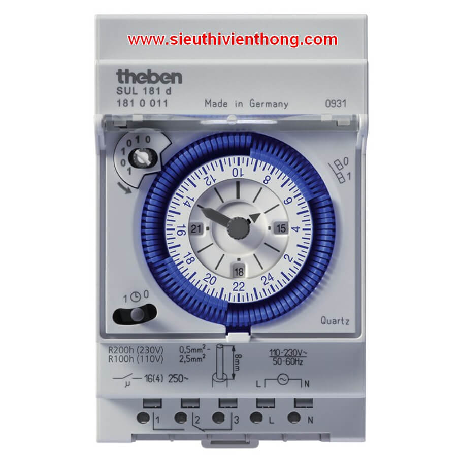 Công tắc hẹn giờ dạng cơ THEBEN SUL 181 d